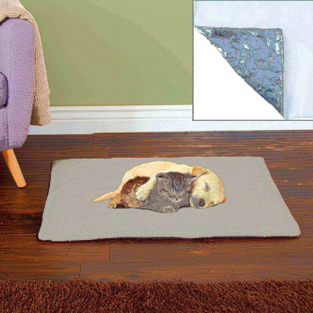 PET ADOBE Pet Adobe Thermal Dog Bed - Self-Warming 25x18, Gray 547604EGY